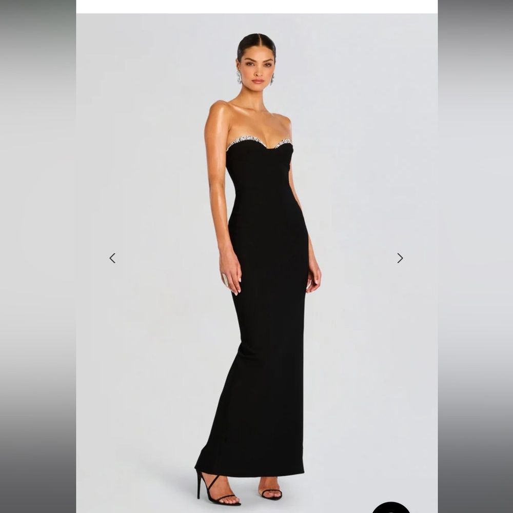 Retrofete Jessalyn Dress With Embellished Strapless And Elegant